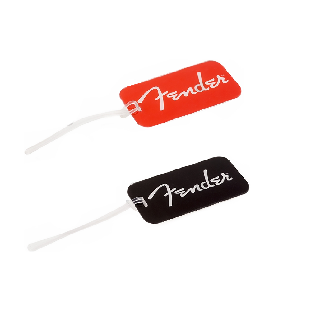 Fender Fender／LUGGAGE TAG 紅／黑 行李吊牌 — 三峽配件 / 週邊｜YA! 玩音樂