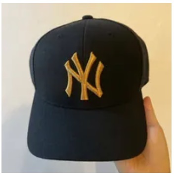 [S] MLB METAL LOGO STRUCTURED BALL CAP,BLACK, 32CPIG111-50L (SMLB269)