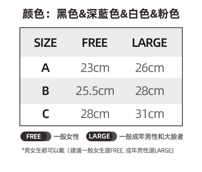 韓國設計製造,加大遮耳型面罩,提供戶外活動全方位防曬。