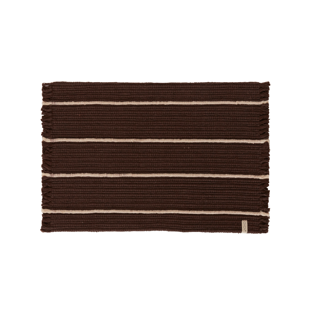 OYOY Putki 環保系列 - 矩形地墊 / 巧克色
