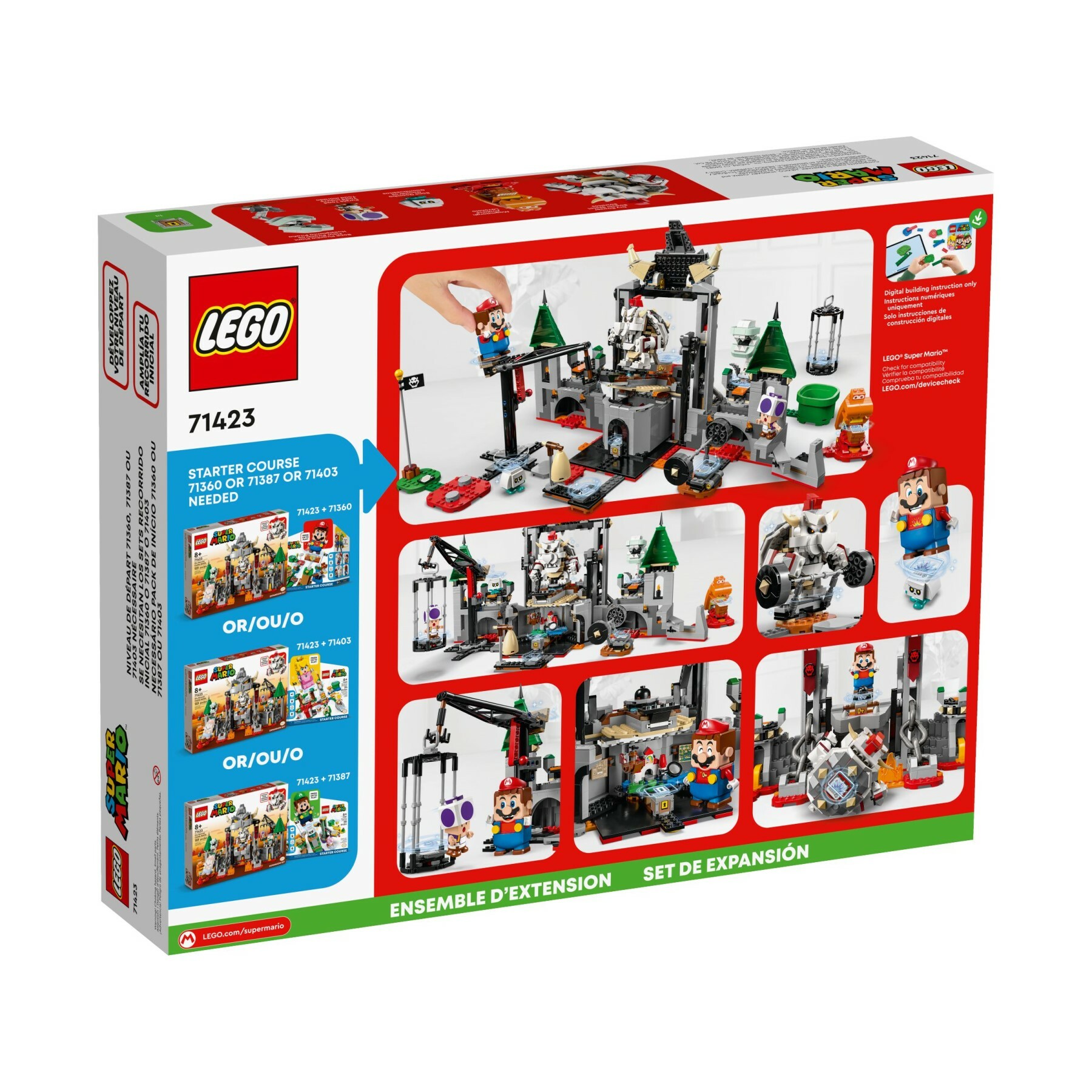 71423 - Dry Bowser Castle Battle Expansion Set