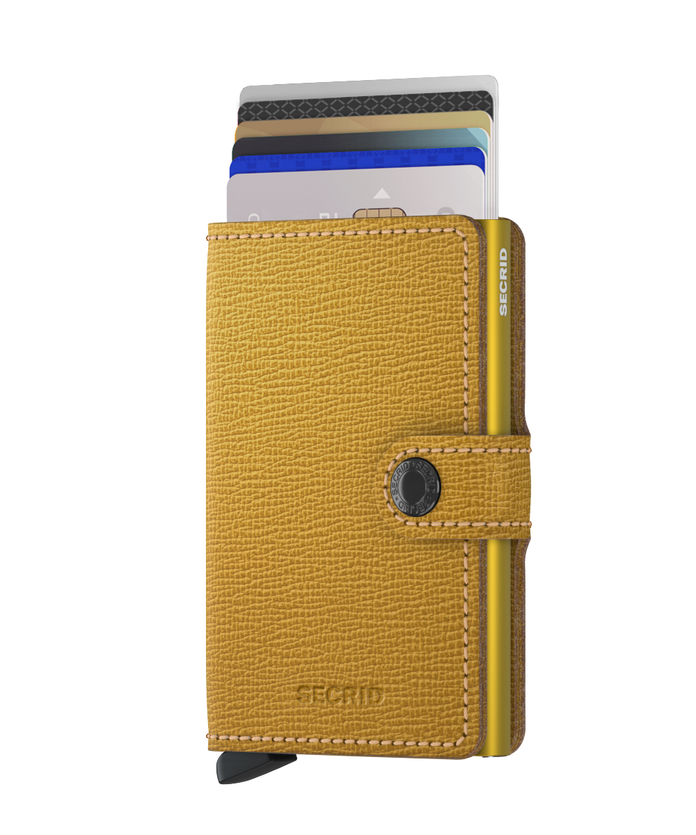 SECIRD | Mini-wallet Crisple Ochre - MC-ochre