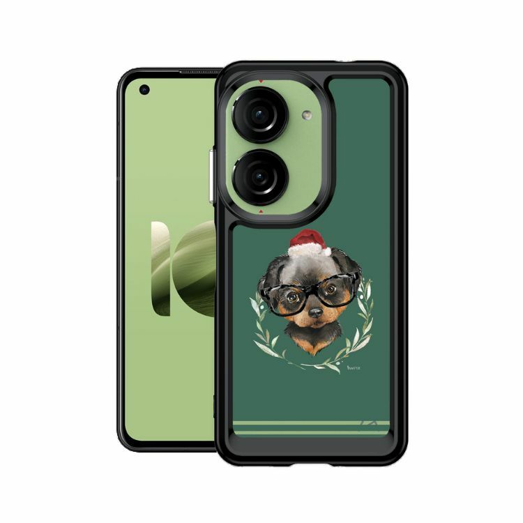 Asus ZenFone 9/10手機防摔殼聖誕狗勾