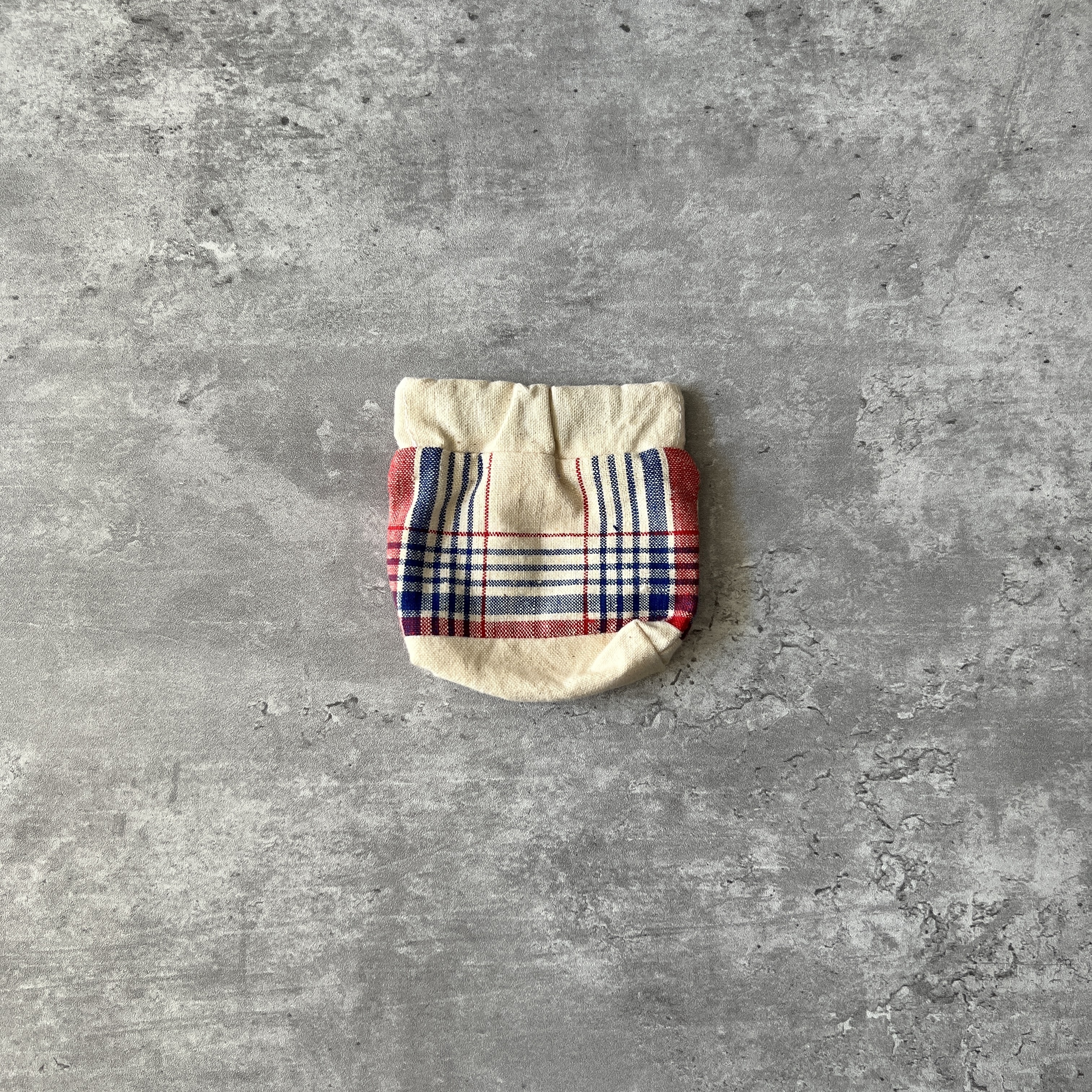 彈口快取小錢包（一般格仔圖案）