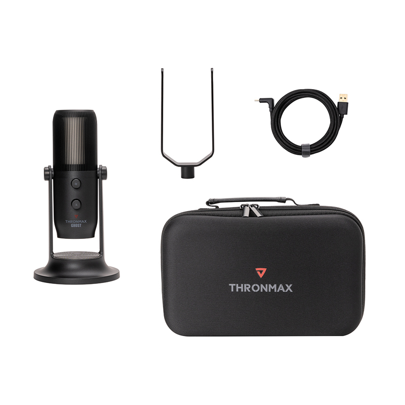 Thronmax MDrill Ghost RGB｜USB 電容麥克風｜直播麥克風