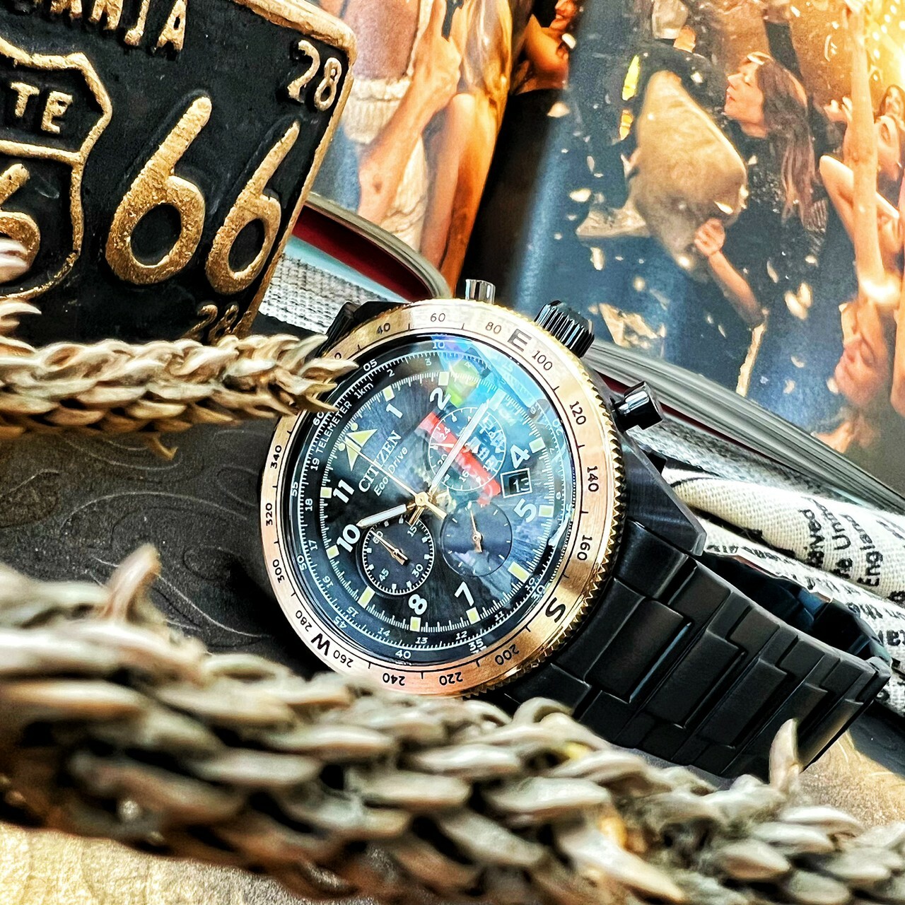 【CITIZEN星辰】光動能航空計時手錶 CA4556-89E 43mm 現代鐘錶