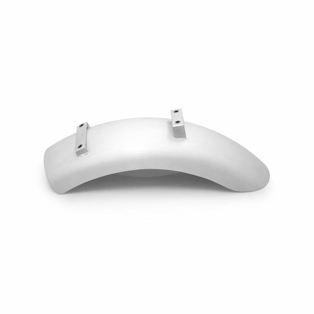 Motone 氣冷凱旋專用 後土除 570mm 長款 髮絲銀 (無鑽孔)