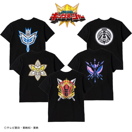 Pbandai 預訂2024/4月 王様戦隊キングオージャー　Tシャツ　マーク柄（全5種）