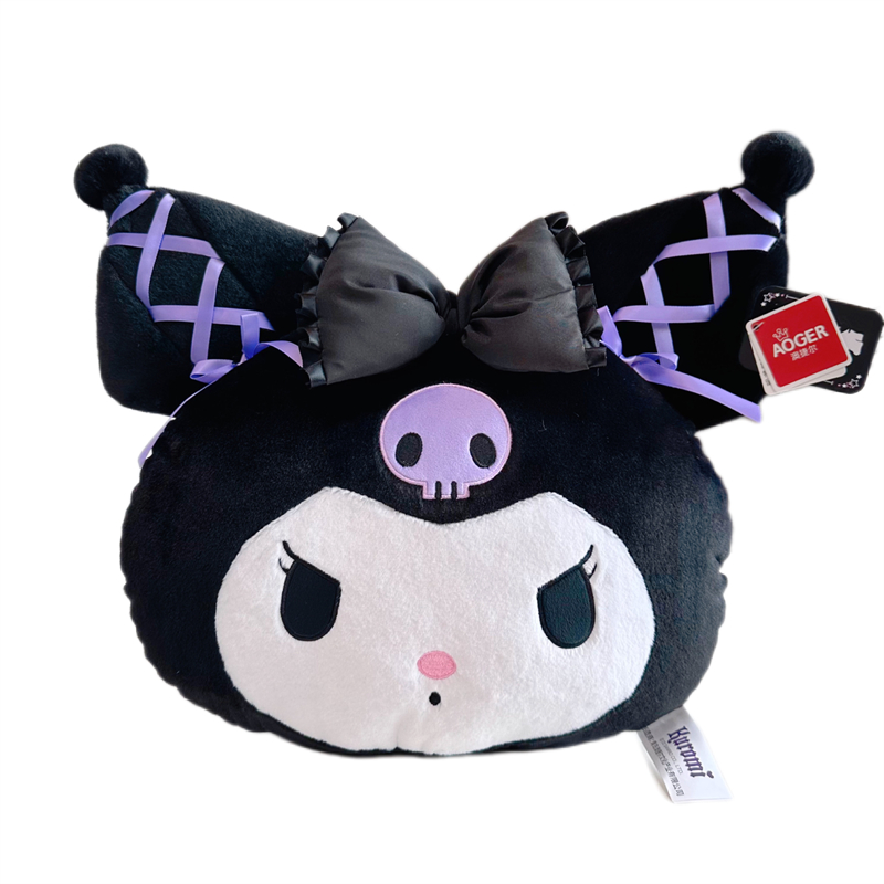 Kuromi - 酷洛米蝴蝶結抱枕 35cm