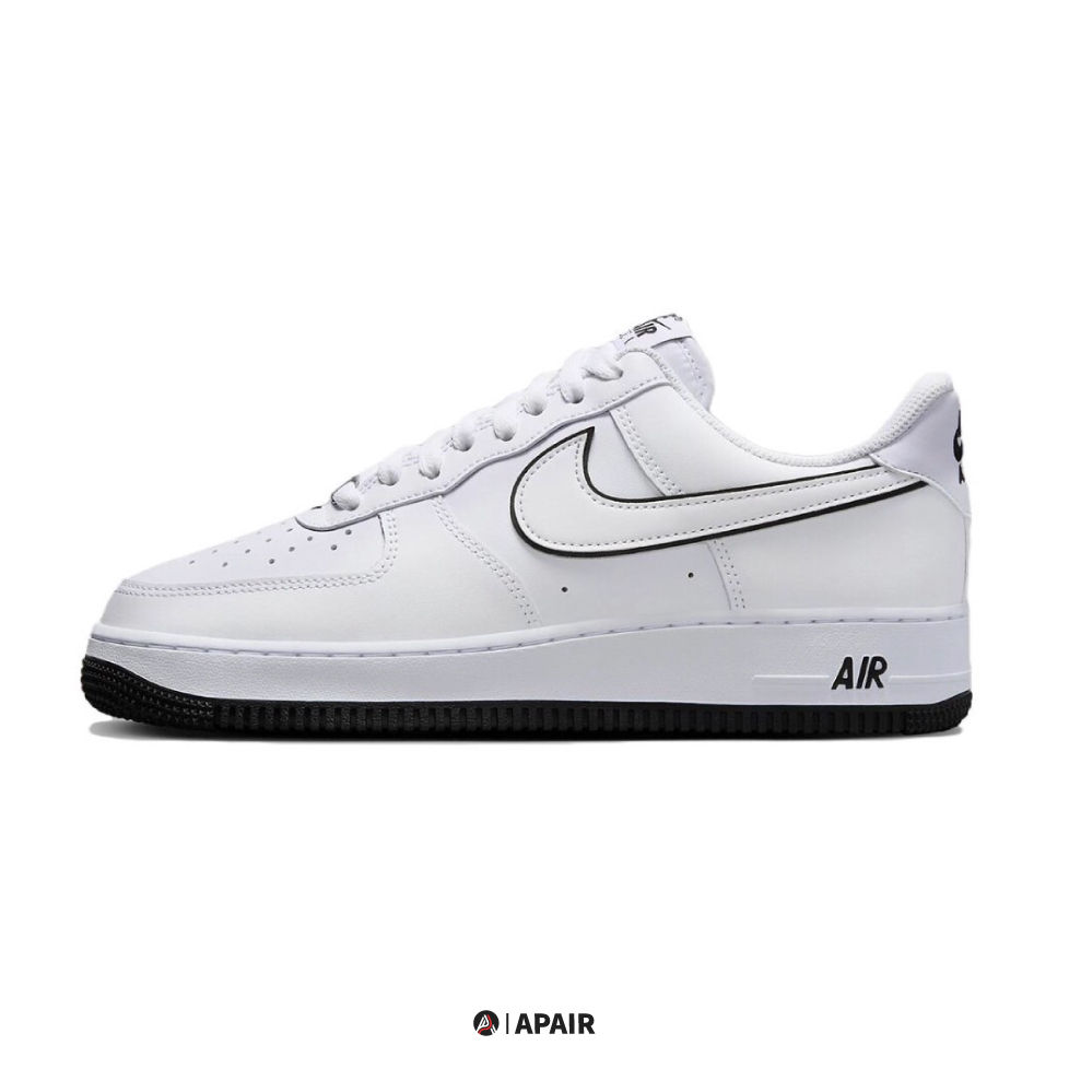 【APAIR】預購 Nike Air Force 1 Low "White Black Outline Swoosh" 白底黑勾 dv0788-103