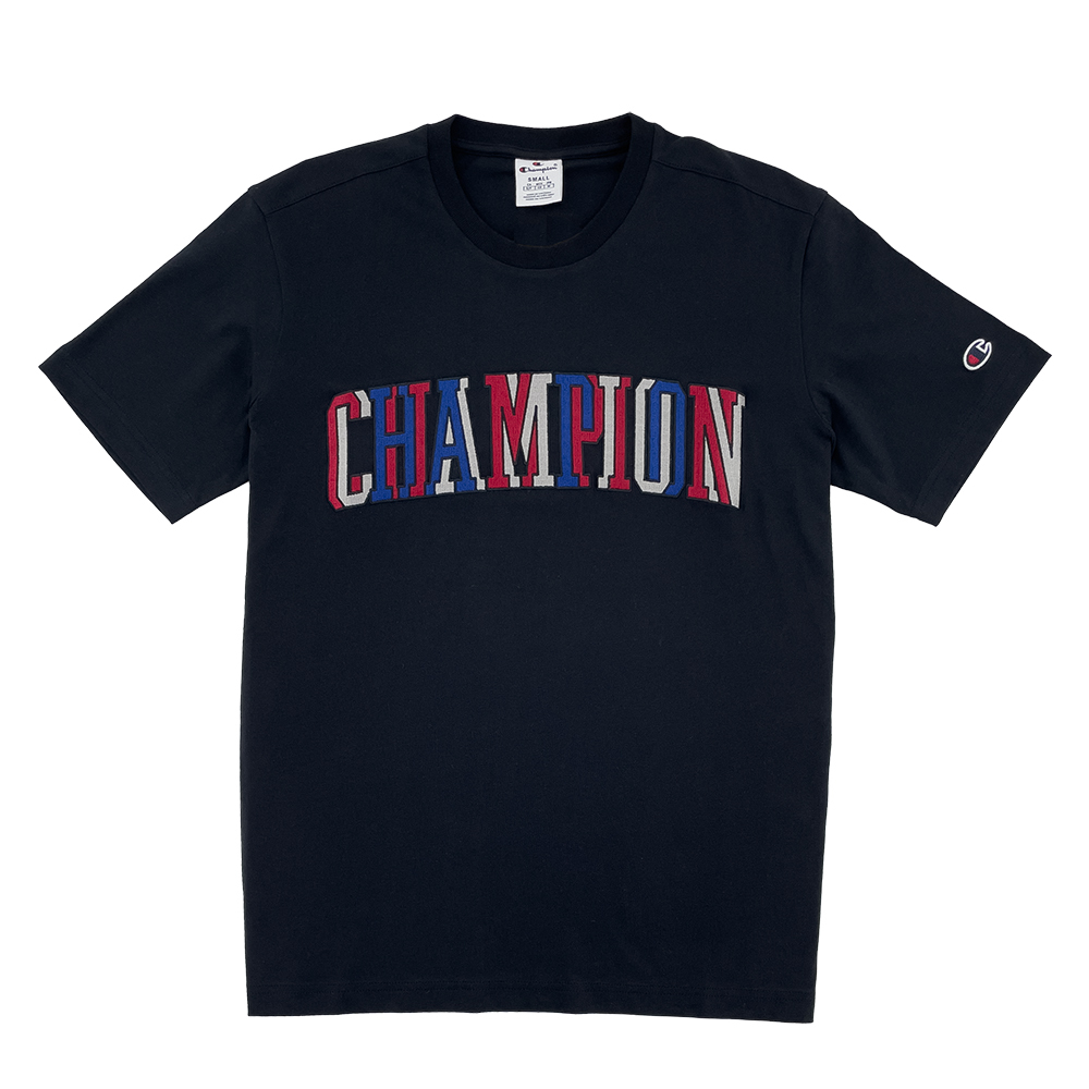 男款-ROCHESTER美式休閒刺繡短袖TEE-黑色(218512-KK001)