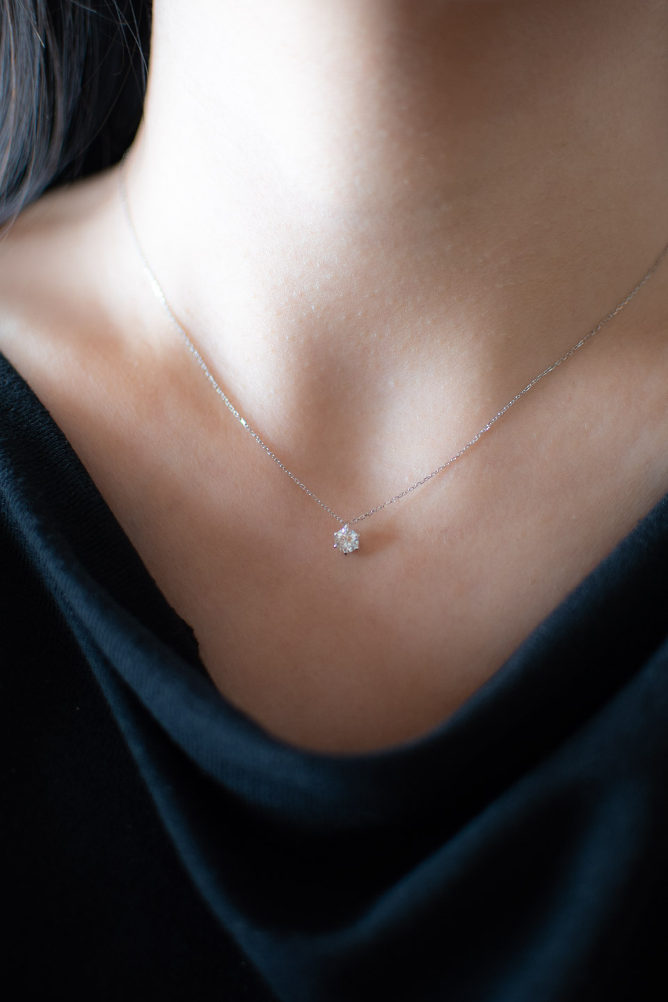 18K Delicada 0.30ct Diamond Necklace