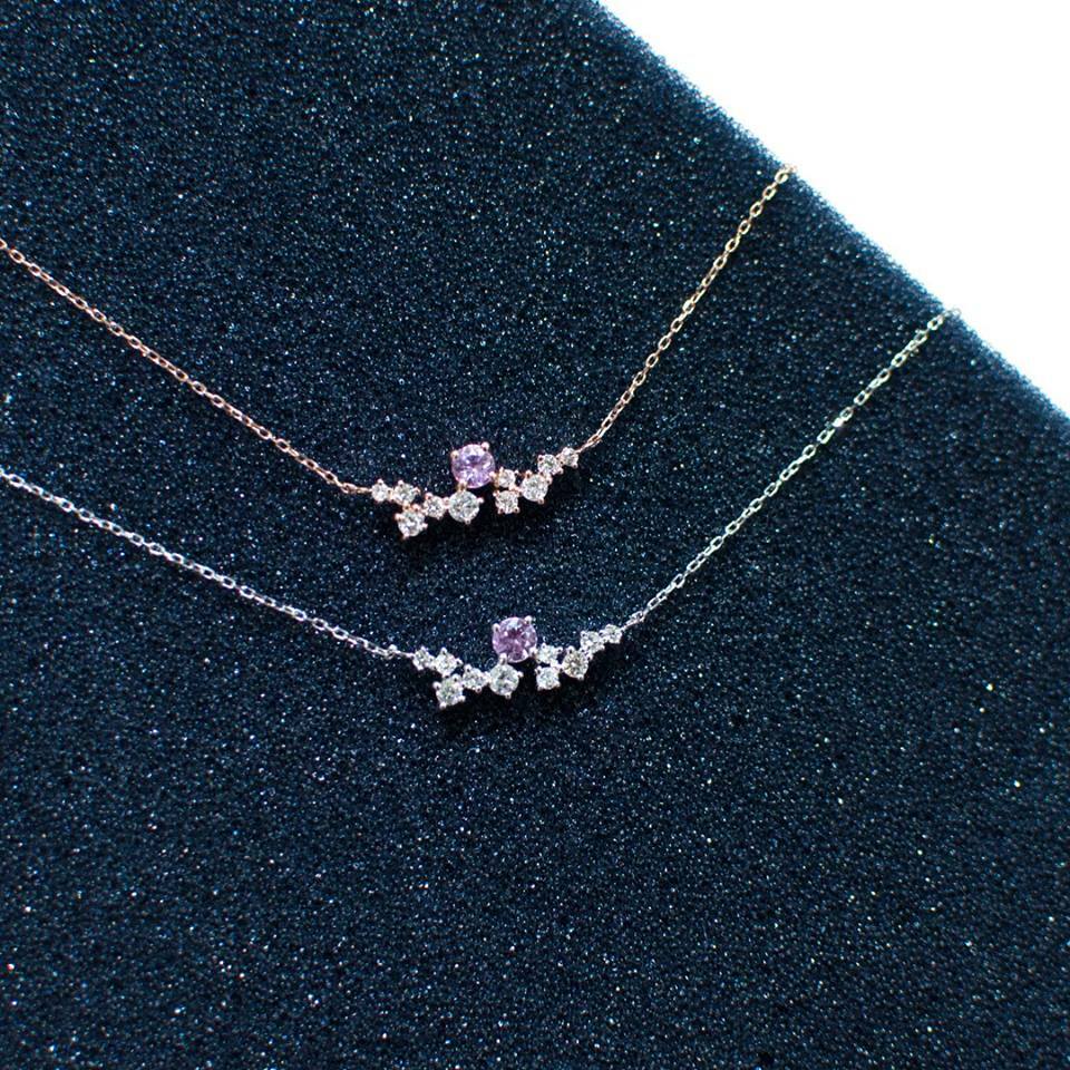 18K Rosa Estella diamond necklace