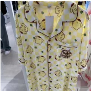[S] SPAO GOODNIGHT SLEEPY SLEEP WEAR,YELLOW, SPPPD37U043-0105 (SSP34)