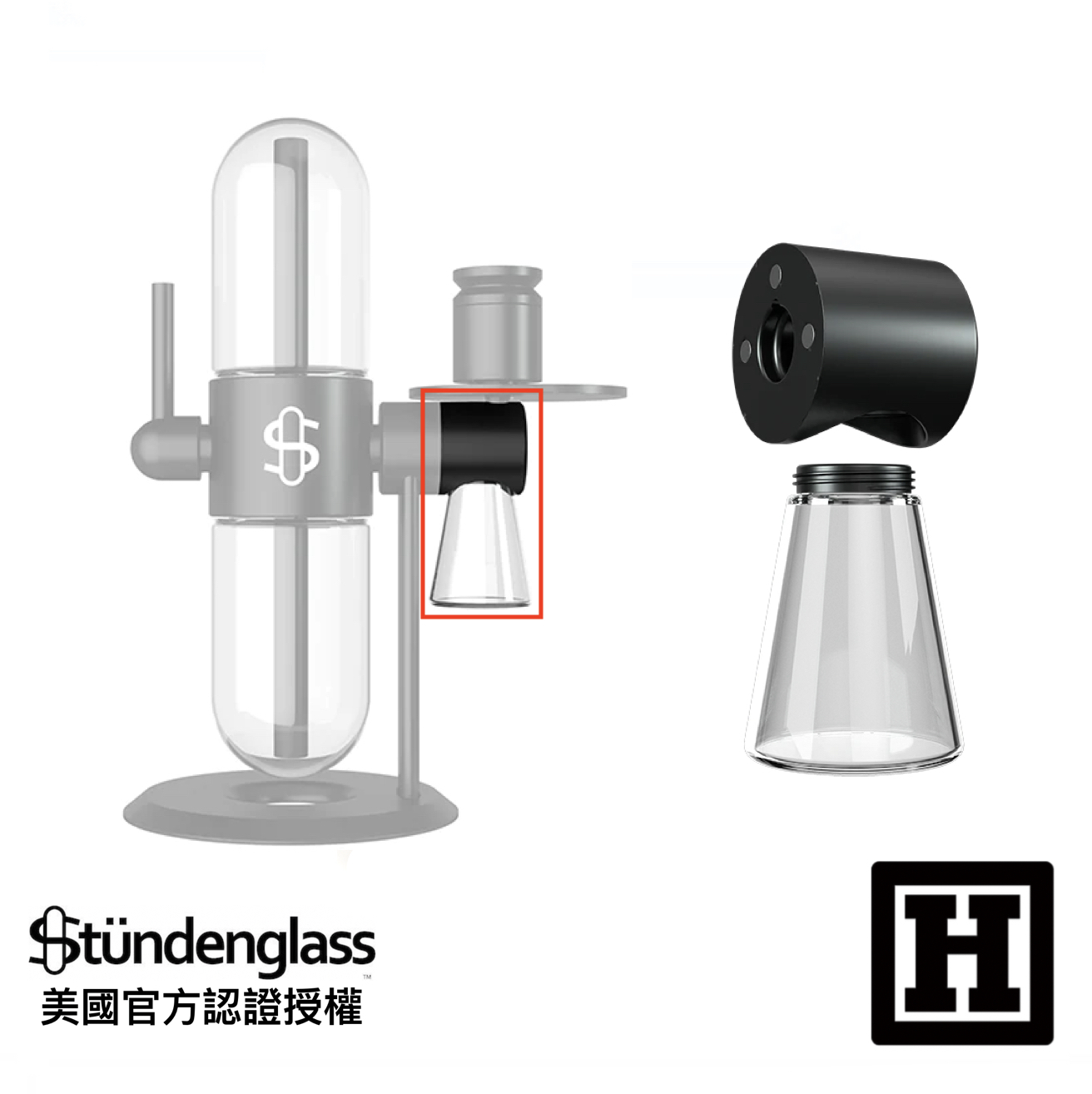 Stundenglass Ash Catcher 集灰套件