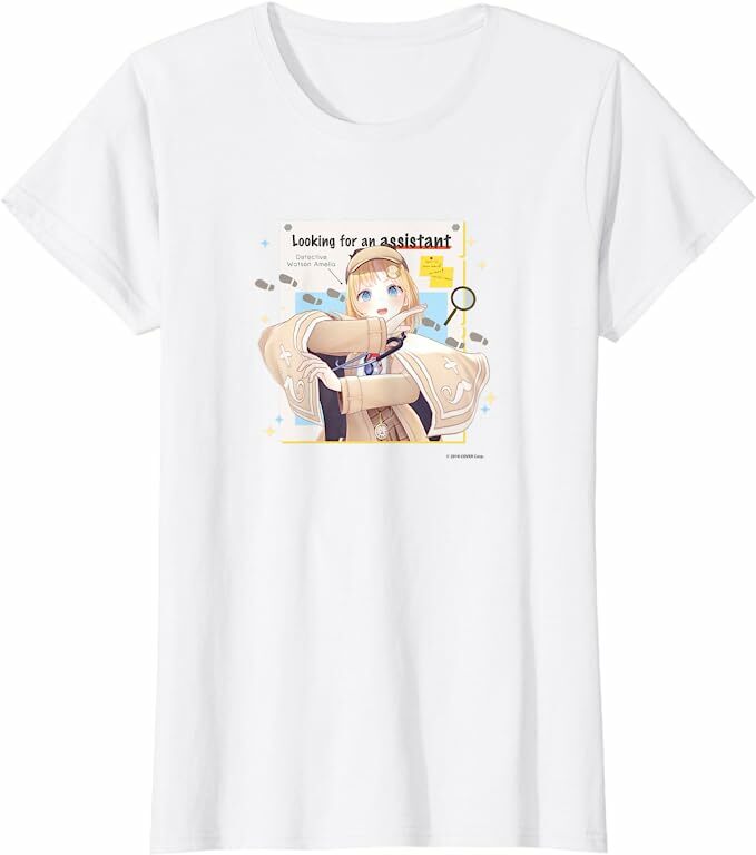 「官方代購」Hololive  Holo小劇場 名場面Tee 【ワトソン・アメリア】 (定期訂購) Amelia Watson