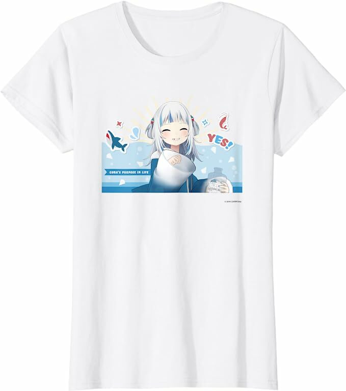 「官方代購」Hololive  Holo小劇場 名場面Tee 【がうる・ぐら】 (定期訂購) Gawr Gura