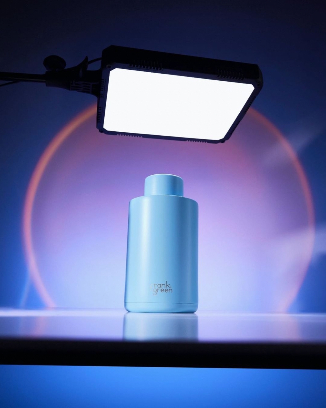 Sky Blue Ceramic Reusable Bottle - 68oz / 2,000ml | FRANK GREEN