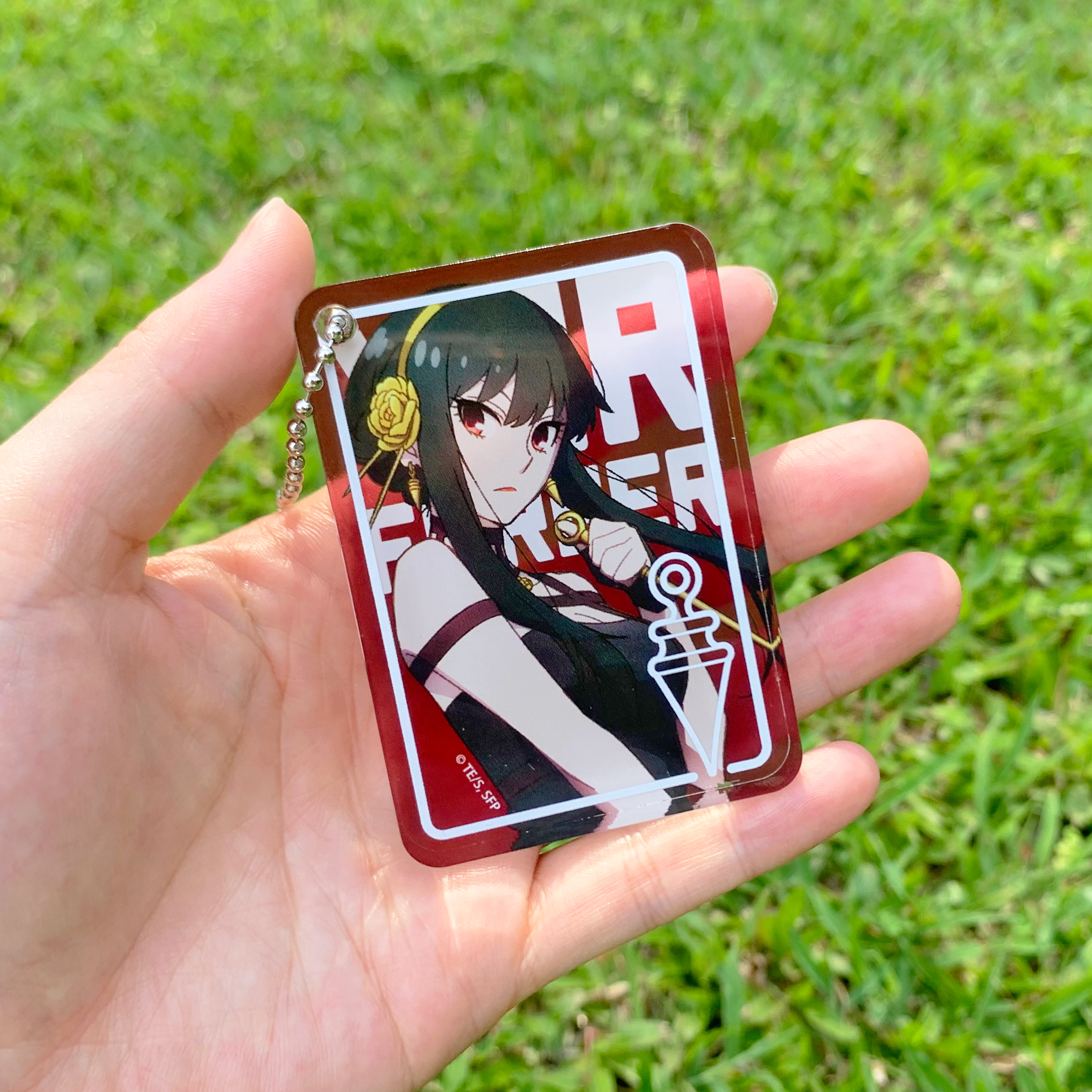 間諜家家酒-壓克力磚吊飾-約兒