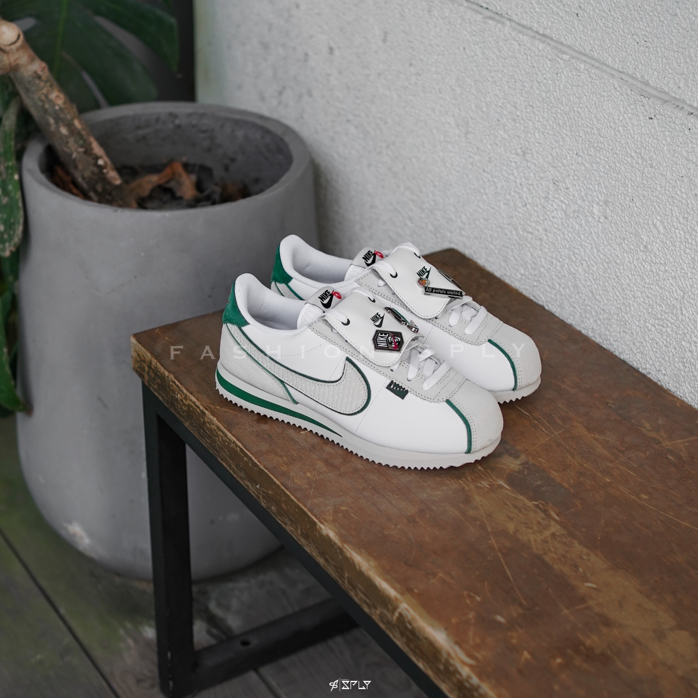 Nike Cortez All Petals United 米綠白 FQ0259-110