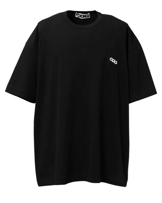 Comme des Garçons CDG 新款 刺繡字體Logo oversize短T