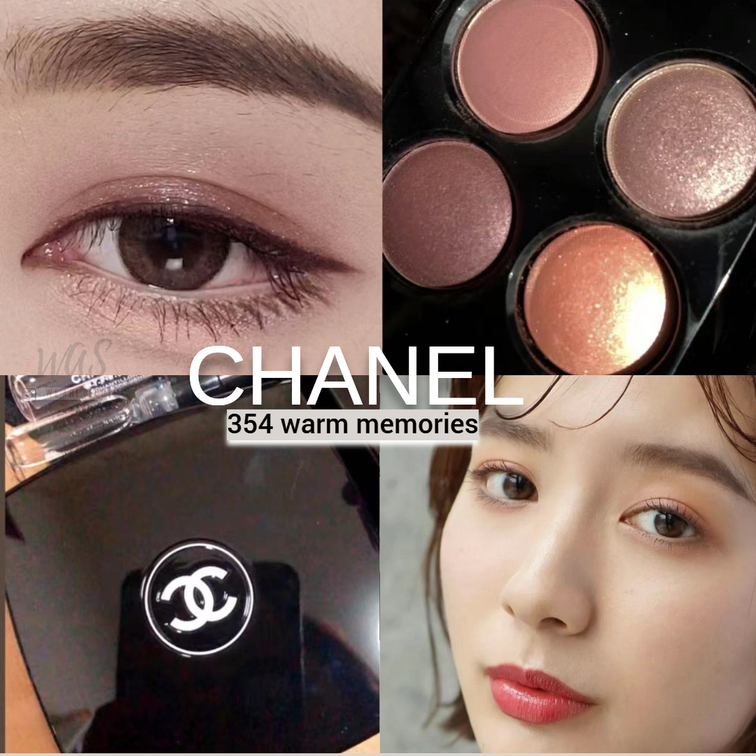 Chanel Warm Memories (354) Eyeshadow Palette Review, Swatches & Makeup Look Chanel  Warm Memories Eyeshadow Palette Review