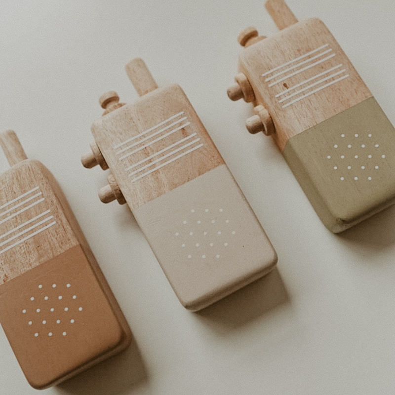 對講機 | 回收木玩