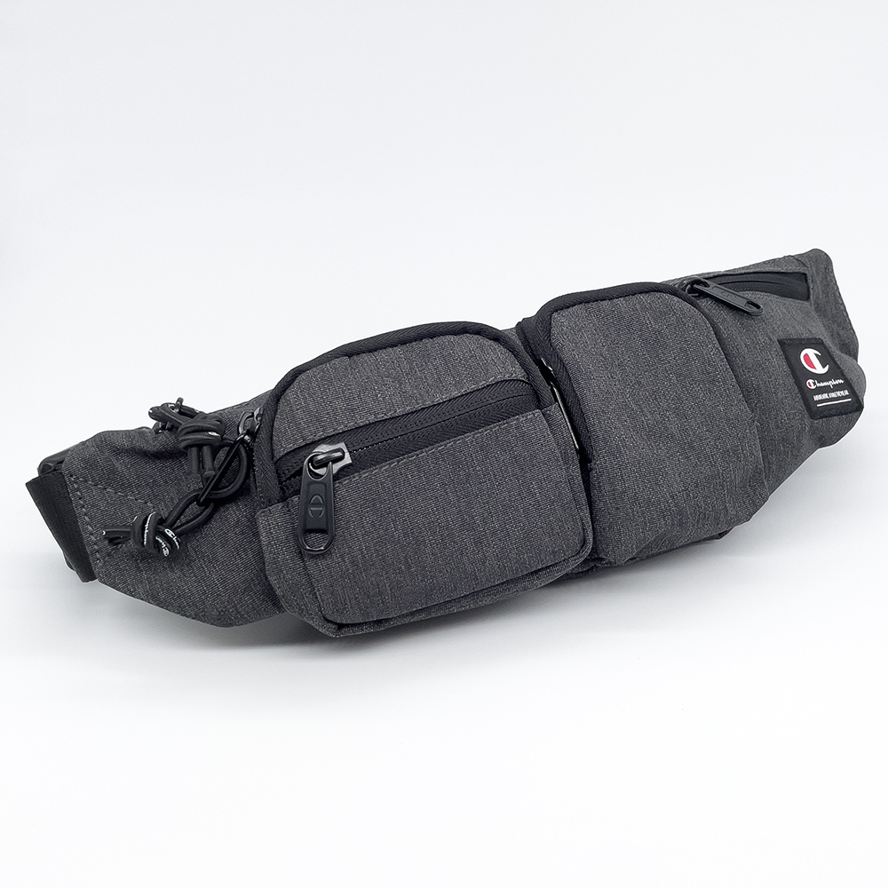 中性-EU ACC系列-多夾層休閒腰包-灰色（802362-KK001）