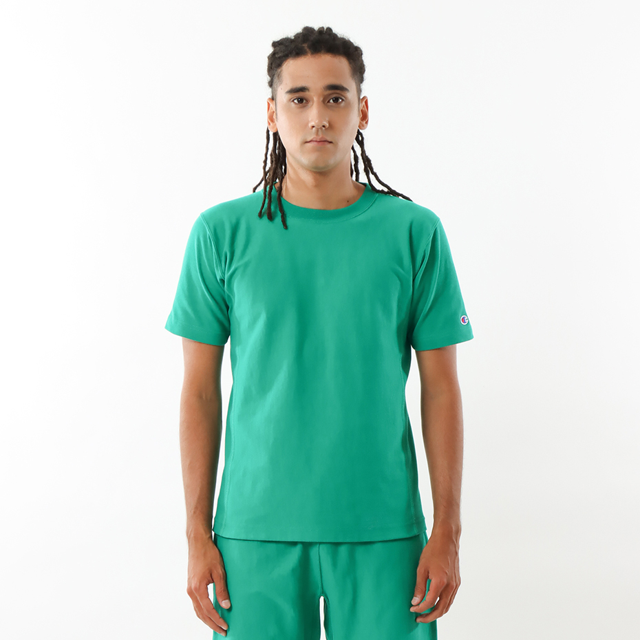 男款-REVERSE WEAVE系列-重磅9.4oz短袖TEE-薄荷綠色 （C3-X301-520）