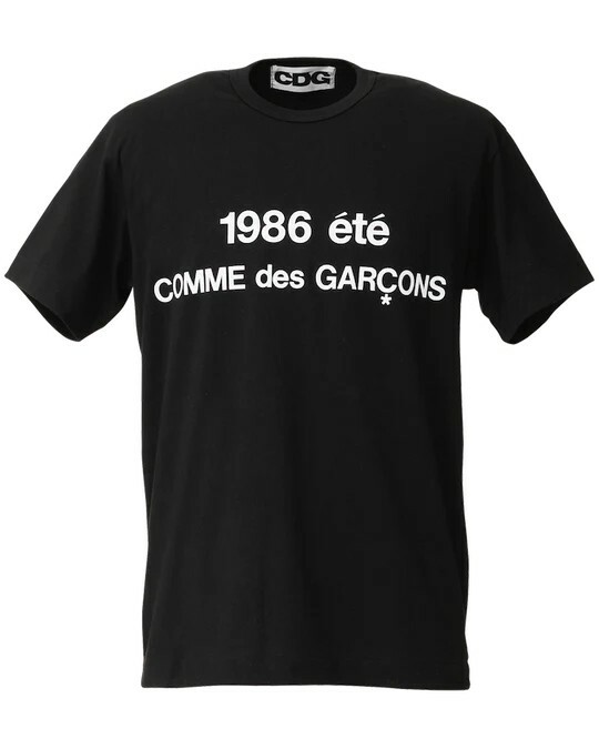 Comme des Garçons CDG 1986字體Logo  短T