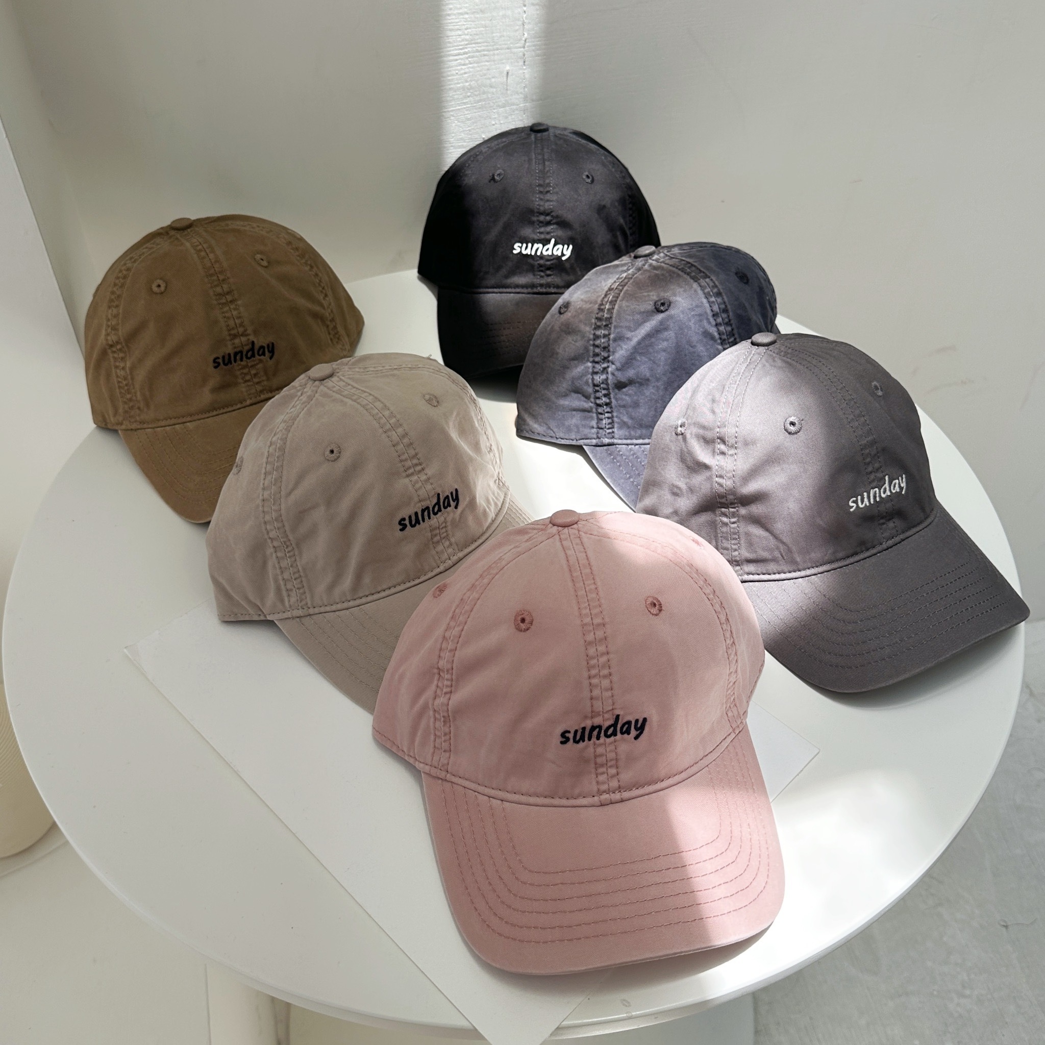 SUNDAY美式老帽/六色