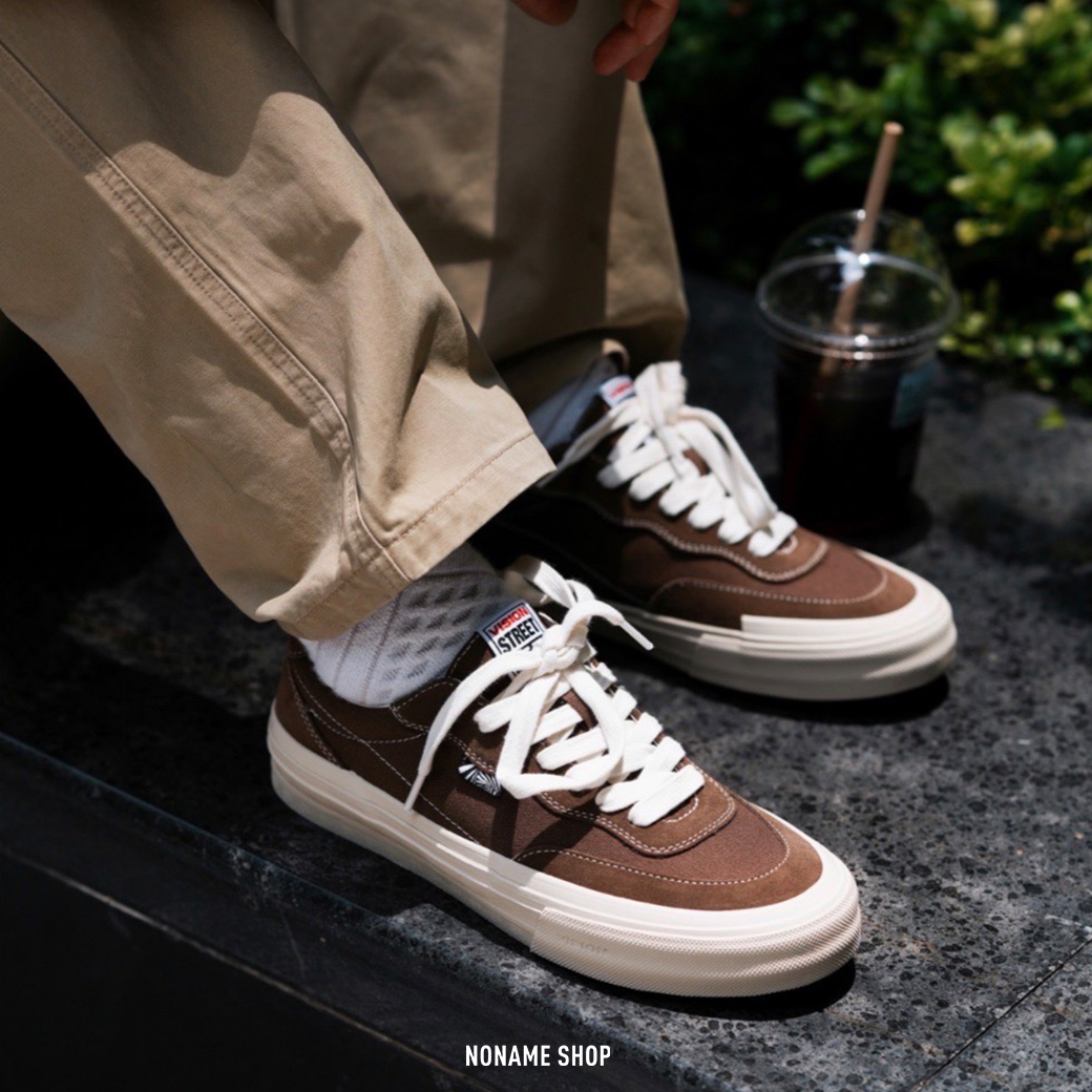 VISION STREET WEAR FLAT TOP系列 街頭 滑板鞋 栗子棕 (男/女款)