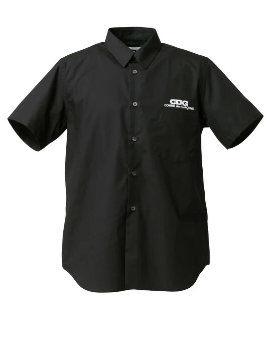 Comme des Garçons CDG 胸口字體Logo  短袖襯衫