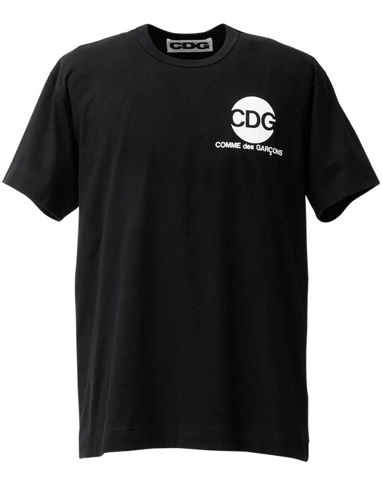 Comme des Garçons CDG 胸口字體 雙色Logo短T