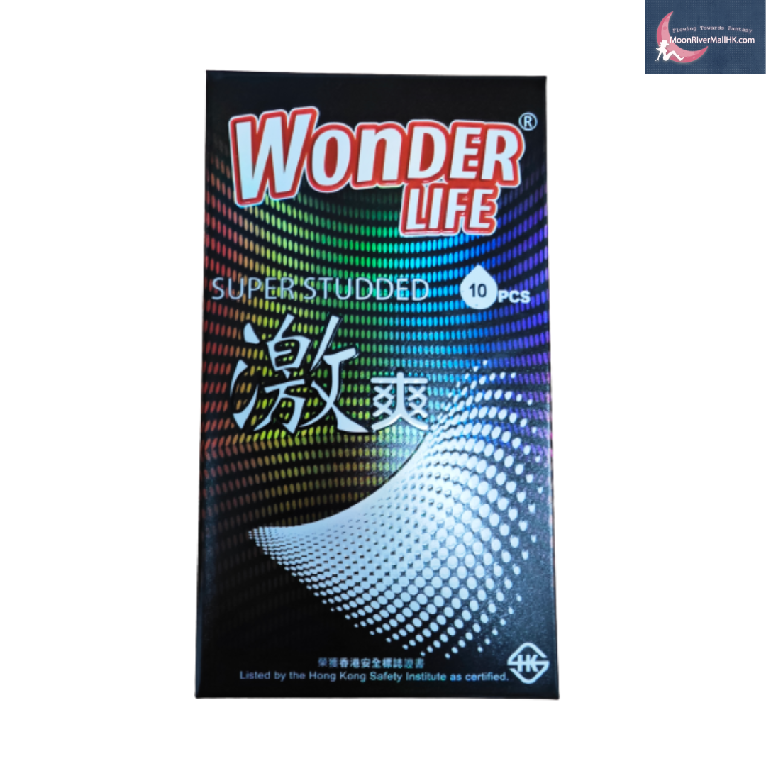 Wonder Life Super Studded 10's Pack Latex Condom