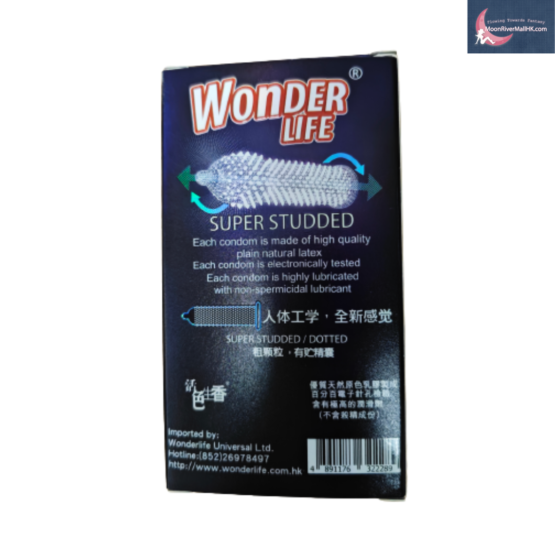 Wonder Life Super Studded 10's Pack Latex Condom