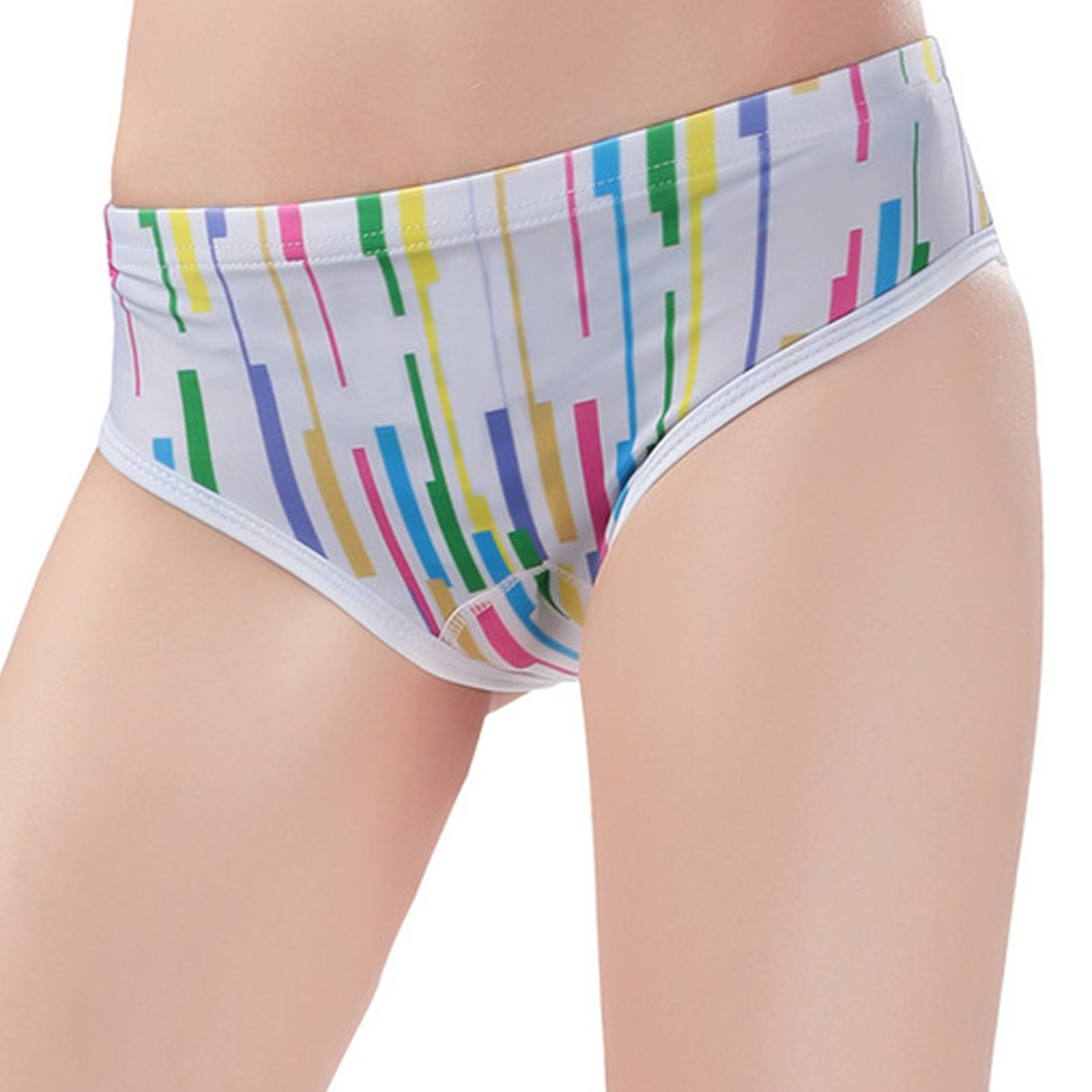 女款車內褲 彩色線條