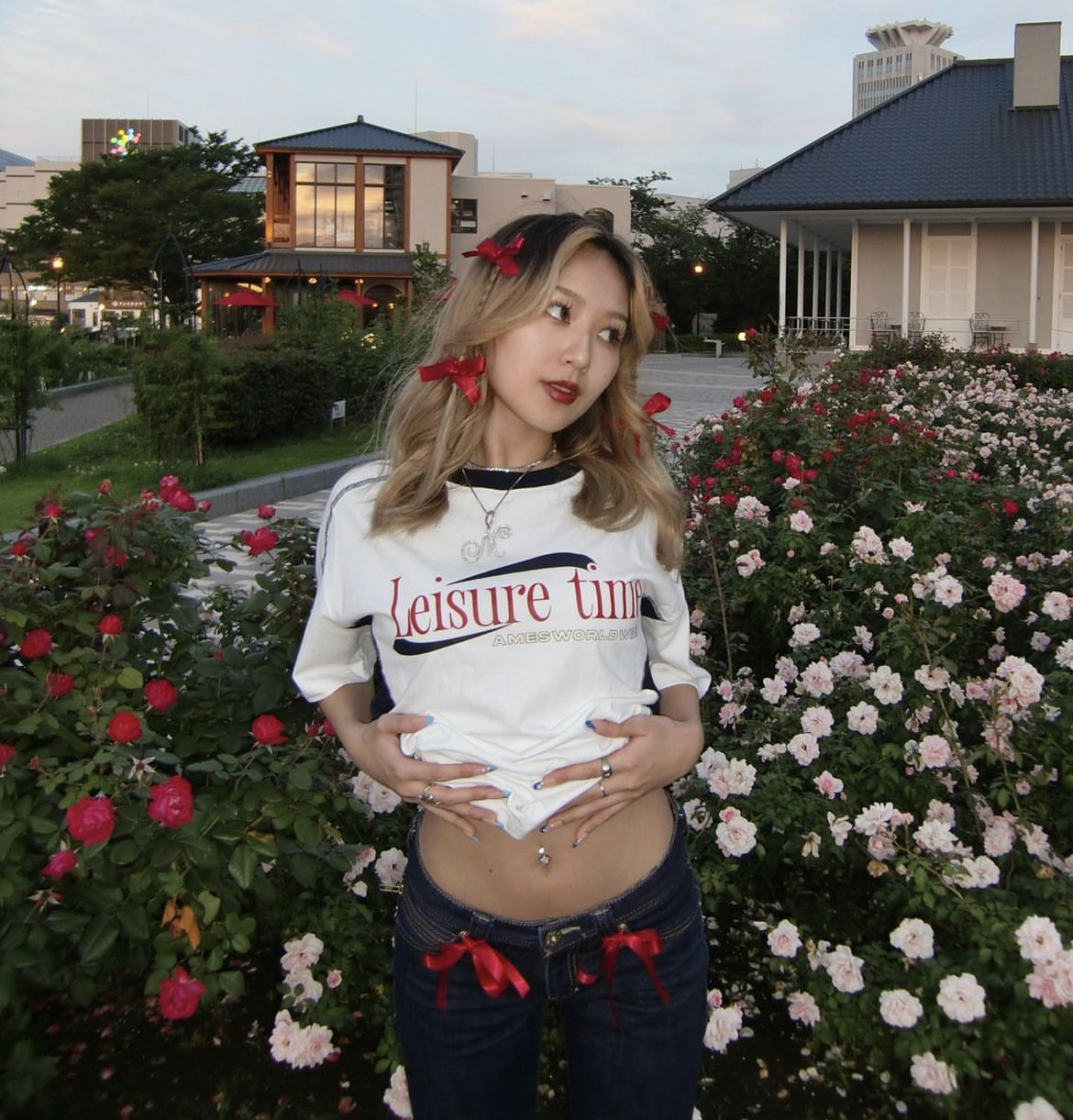 AMES LEISURE TIME TEE WHITE