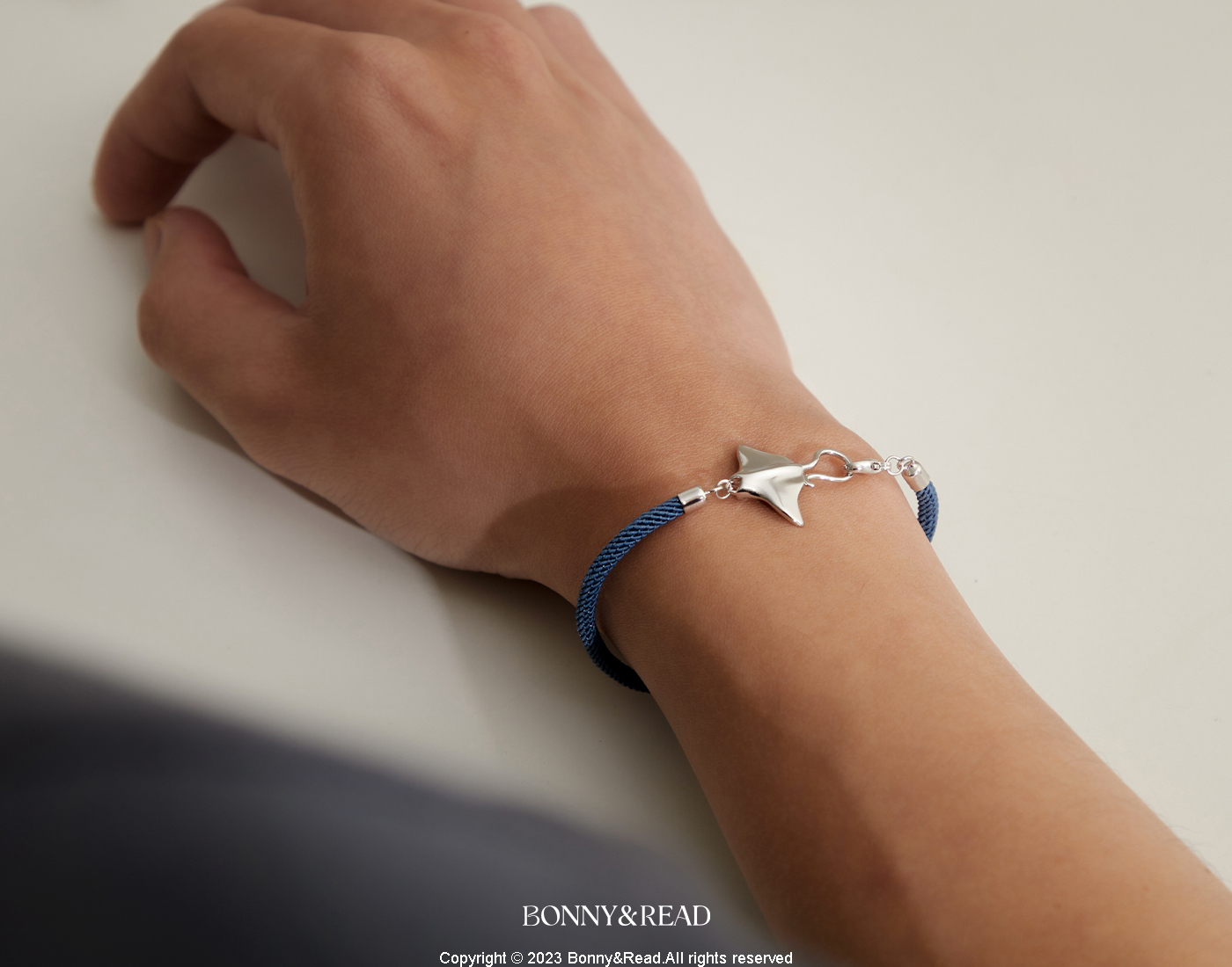 平價飾品,純銀,魟魚,情侶,編織手鍊