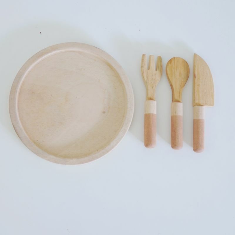 用餐刀叉組合 | 回收木玩