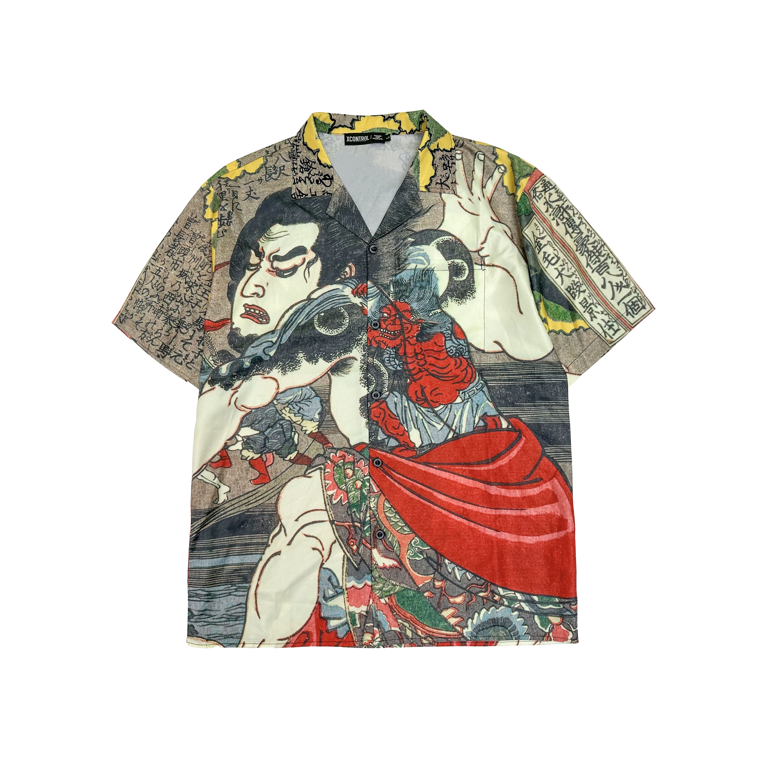 XCTRL 金毛犬浮世繪-短袖襯衫