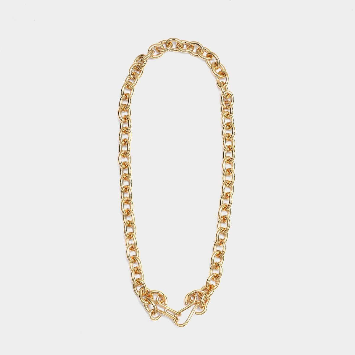 RECOVERY 繞勾繫環項鍊 (亮金)