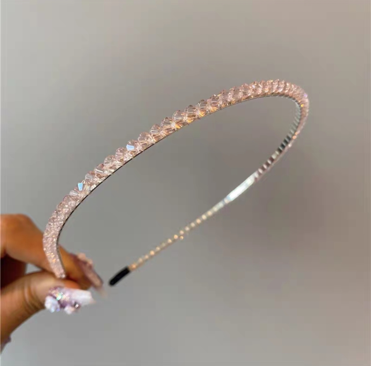 【2 for RM10】Rhinestone Retro Thin Headband