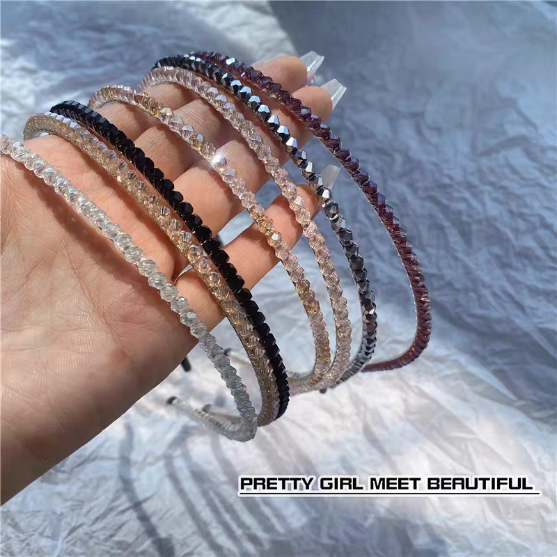 【2 for RM10】Rhinestone Retro Thin Headband