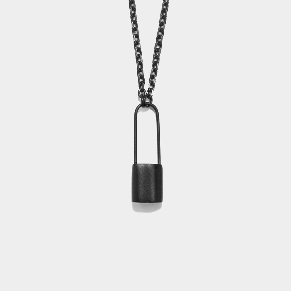 Recovery 小鎖頭項鍊 (鋼銀、霧黑)