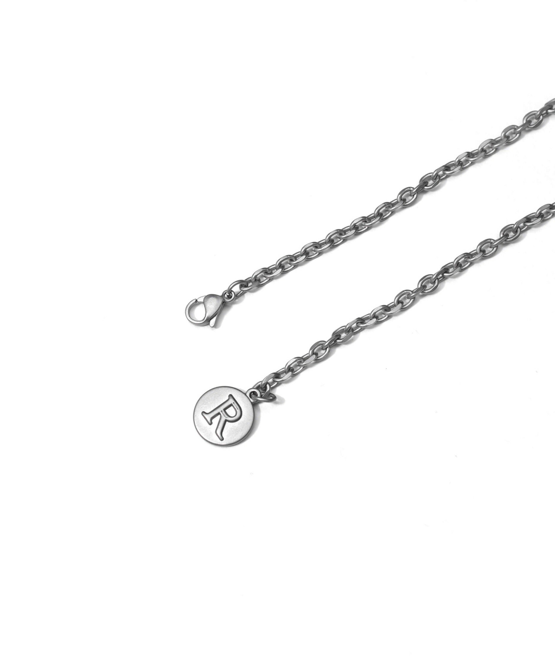 Recovery 羽毛項鍊-鋼製 (霧銀)