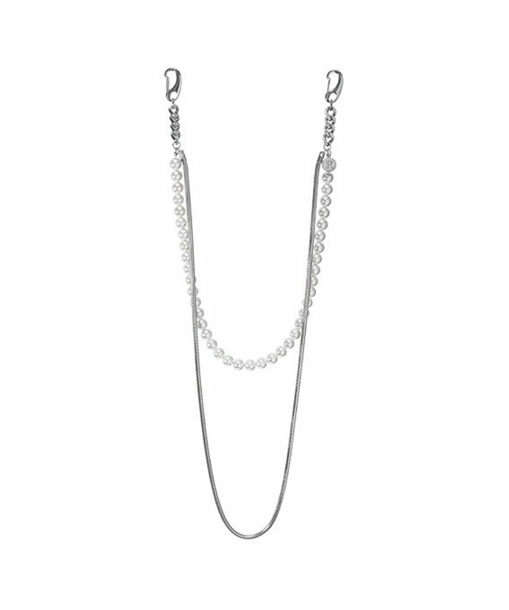 RECOVERY 珍珠蛇鍊褲鍊 (銀)