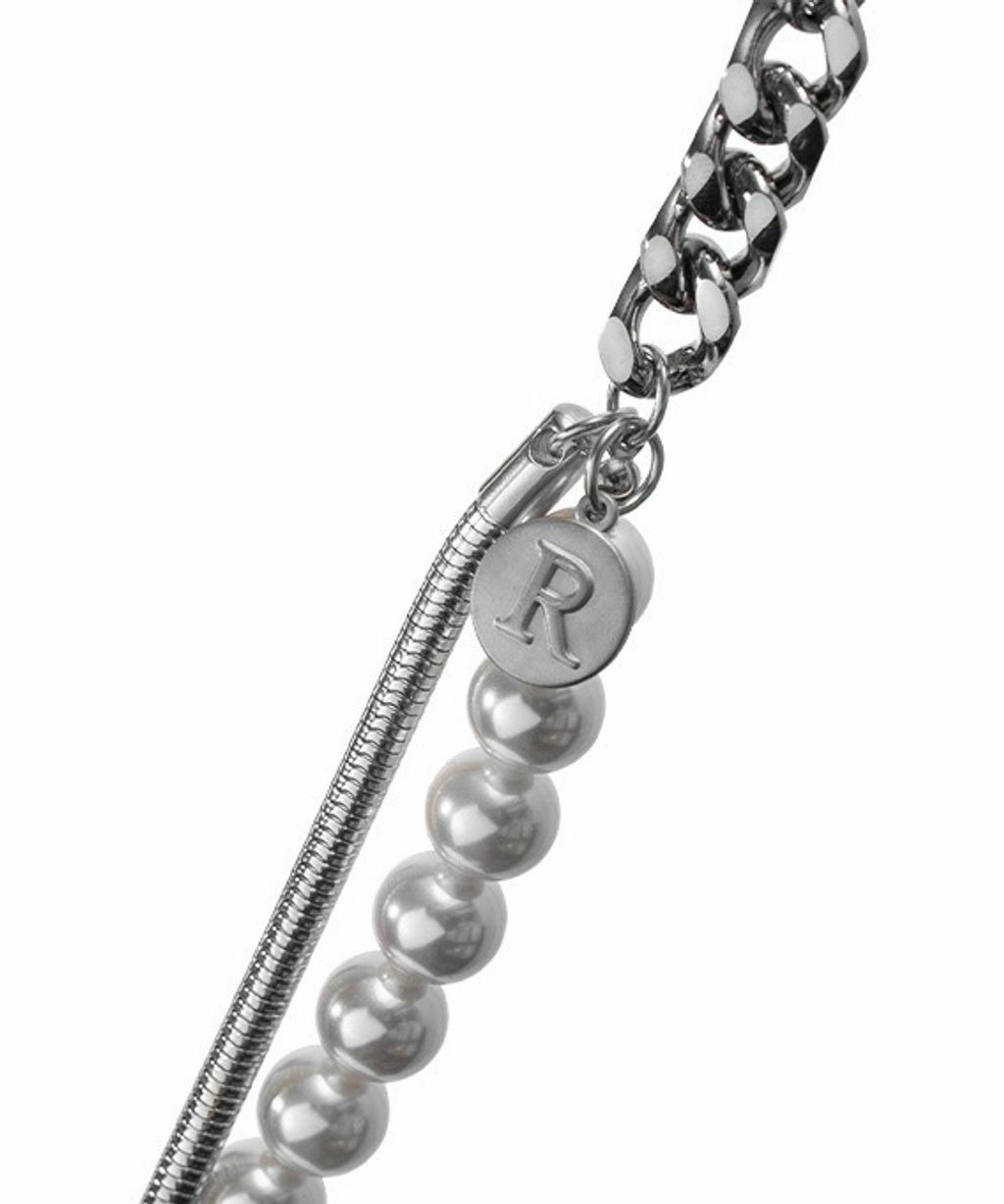 RECOVERY 珍珠蛇鍊褲鍊 (銀)