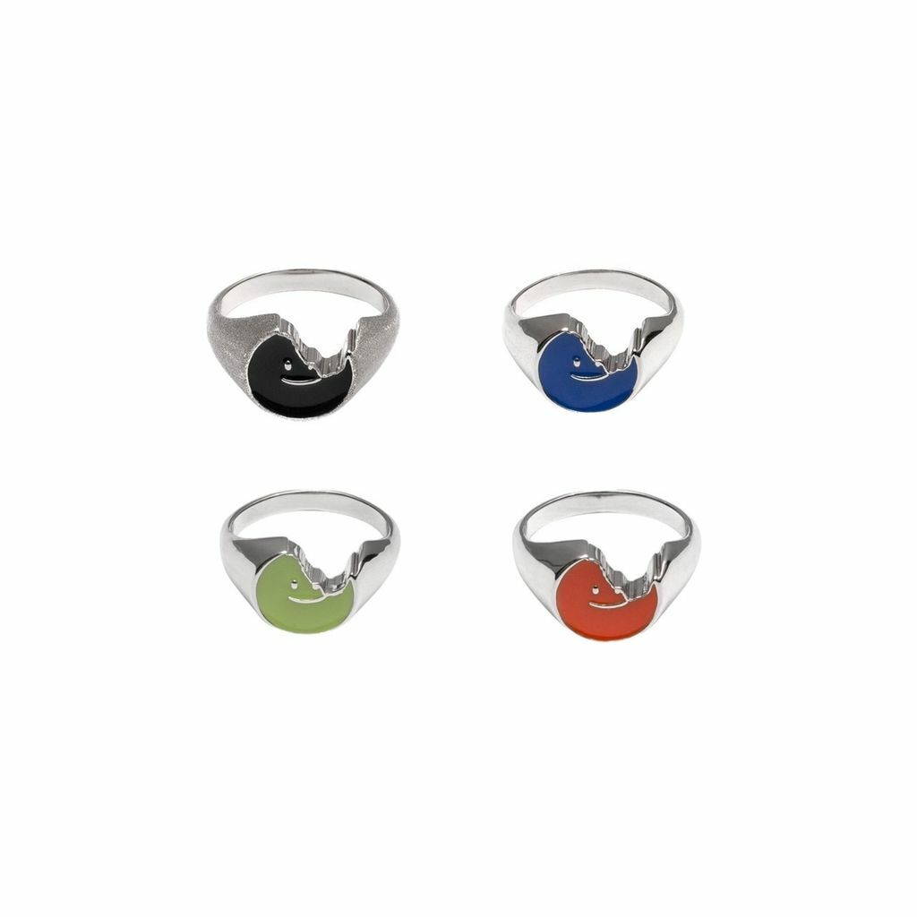 RECOVERY×＠angustattoo 破碎笑臉戒指