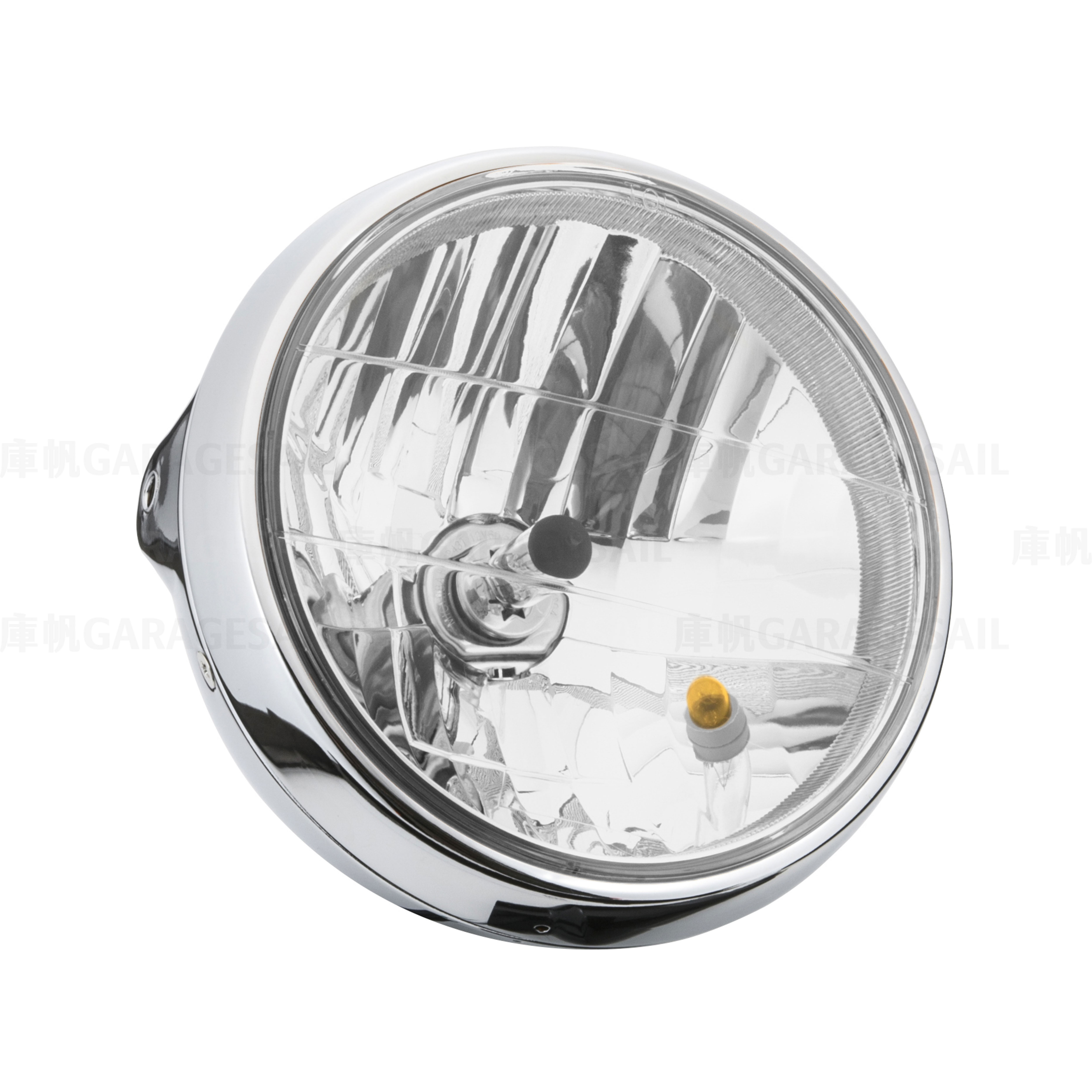 7吋圓 吊耳式 大燈 電鍍銀